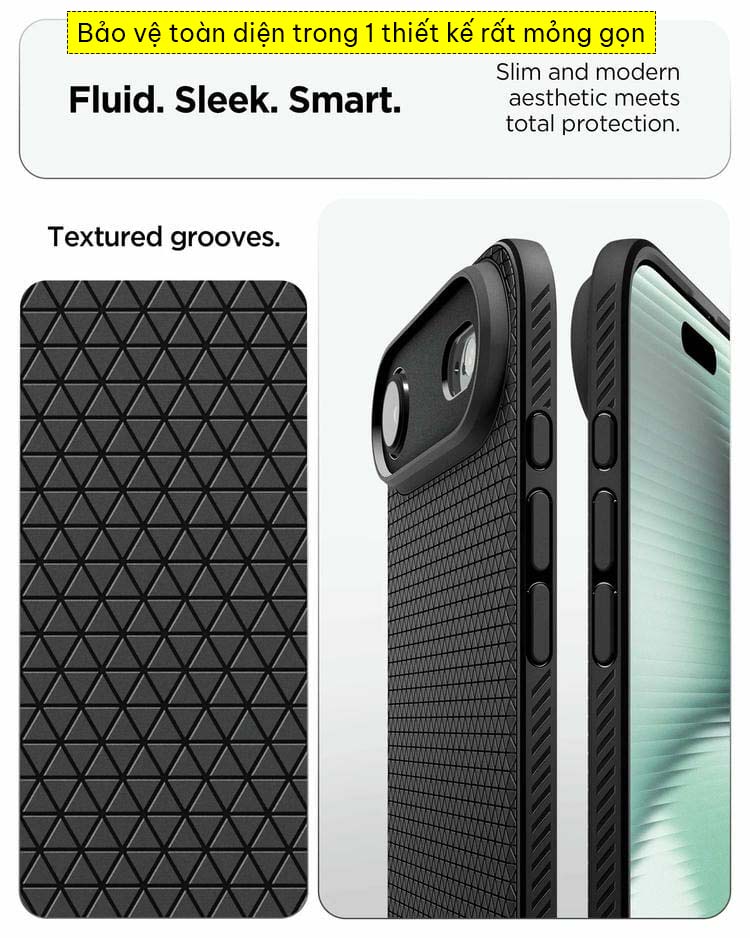 Ốp lưng iPhone 17 Air Spigen Liquid Air 4